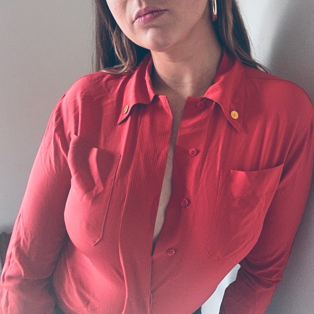 Vintage Chanel Silk Top